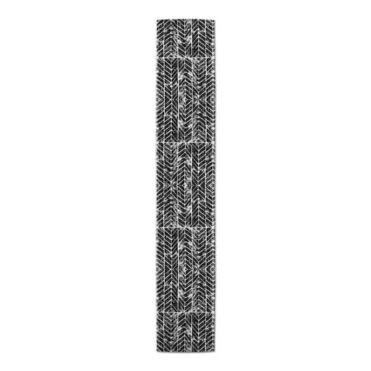 Distressed Chevron Indoor/Outdoor Table Runner